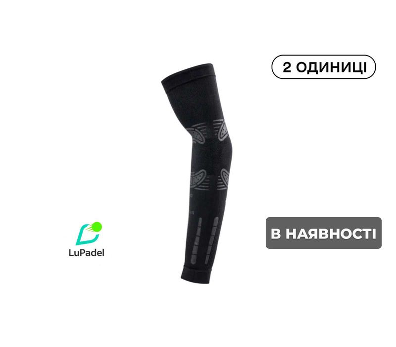 Рукава для Падель (Padel) тенісу – Floky NO STRAIN Black (2 штуки)