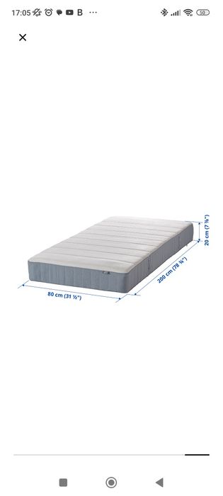 Vendo cama individual dupla + colchão
