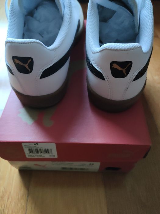 Sapatilhas tenis Puma original 9t brancos casual terraces
