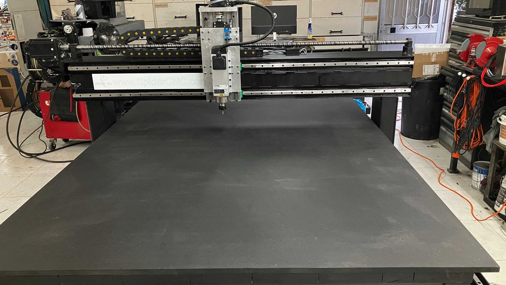 CNC fresadora nova 2500x1500x150 - Spindle 4.5 kW ER25