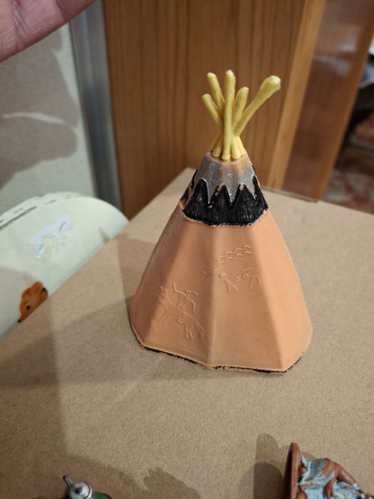 Bonecos antigos britains indios