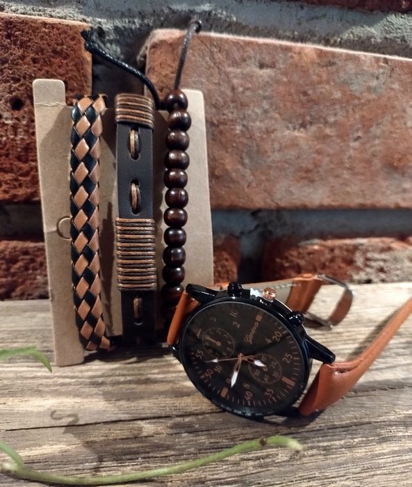 Zegarek + 3 bransoletki
