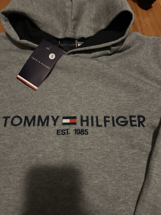 sweat tommy hilfiger cinza