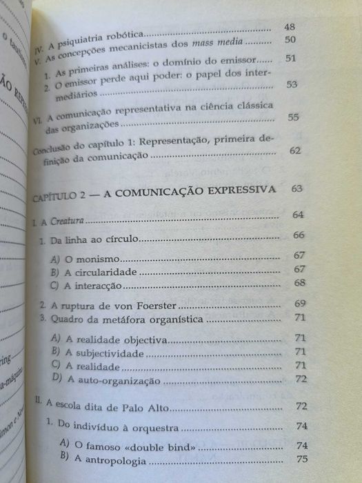 Livro "A Comunicação" de Lucien Sfez