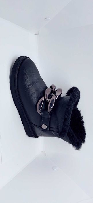 Шкіряні чоботи Кожаные сапоги угги Manza