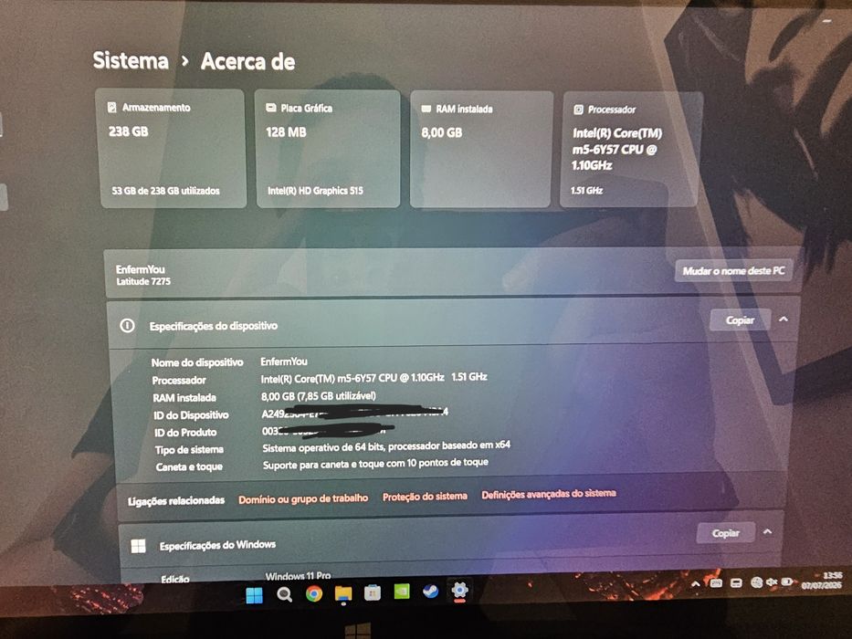 Pc portatil 2-1 Dell Latitude 7276