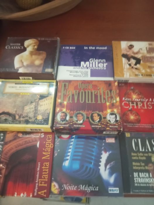 CD e coletâneas soul, clássica, rock