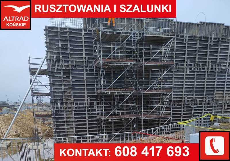 Wypożyczalnia szalunków ściennych, płyty szalunkowe, szalunki stropowe