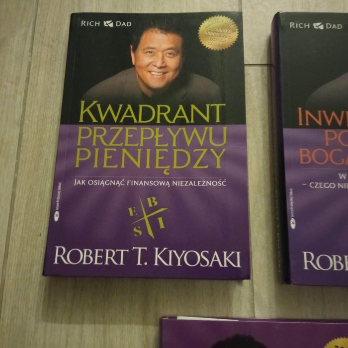 Inwestycyjny poradnik +Kwadrant przepływu pieniędzy Kiyosaki