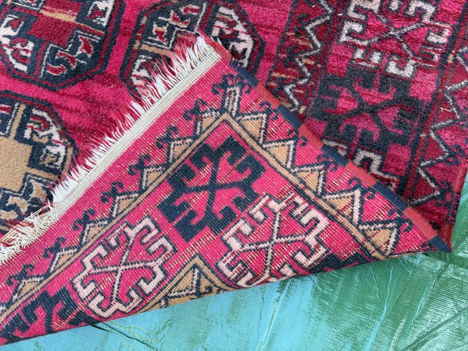 Dywan perski Turkmeński Buchara 140x100 ręcznie tkany Vintage