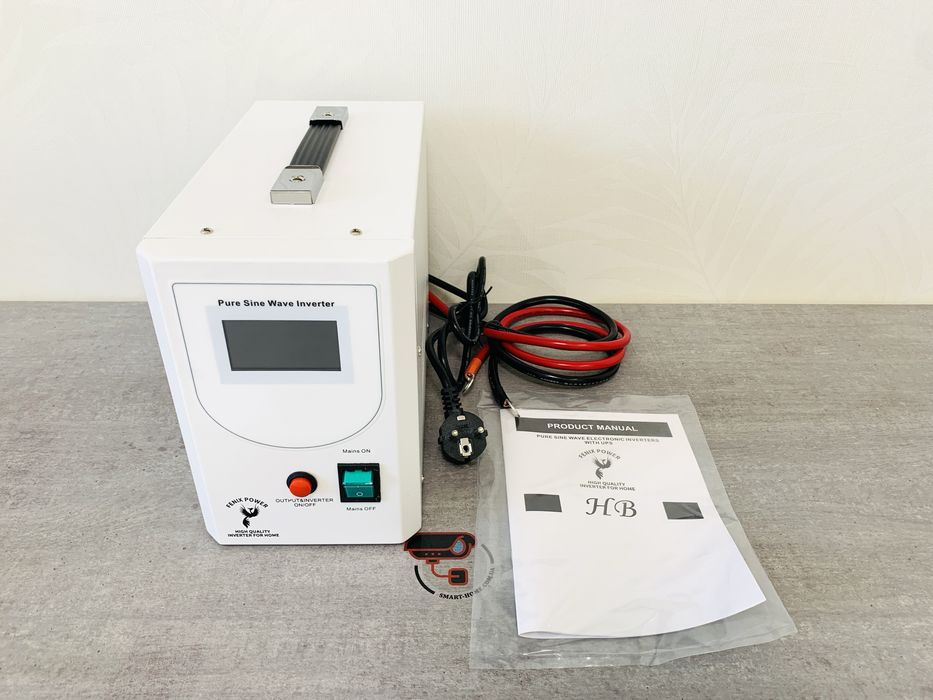 12В 1500Вт инвертор бесперебойник ИБП ДБЖ для котла зарядная станция