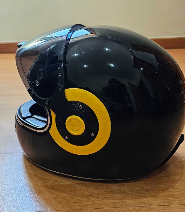 Capacete SMK Retro Integral Preto L