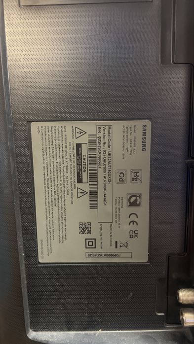 Samsung UE43AU7192U Uszkodzony