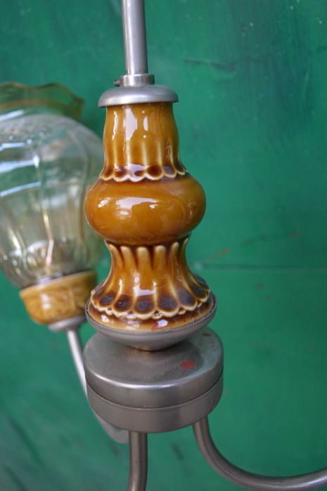 stary żyrandol PRL zabytkowy vintage