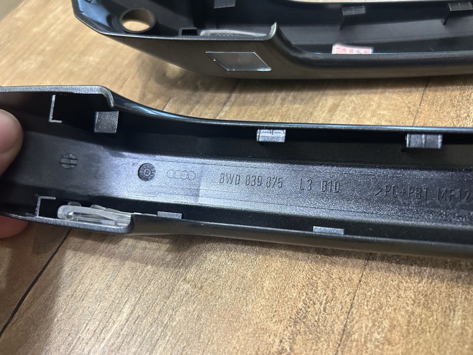 Накладка ручки дверок audi A4 A5 S5 S4 B9 Q5 2017-2021 ліва/права