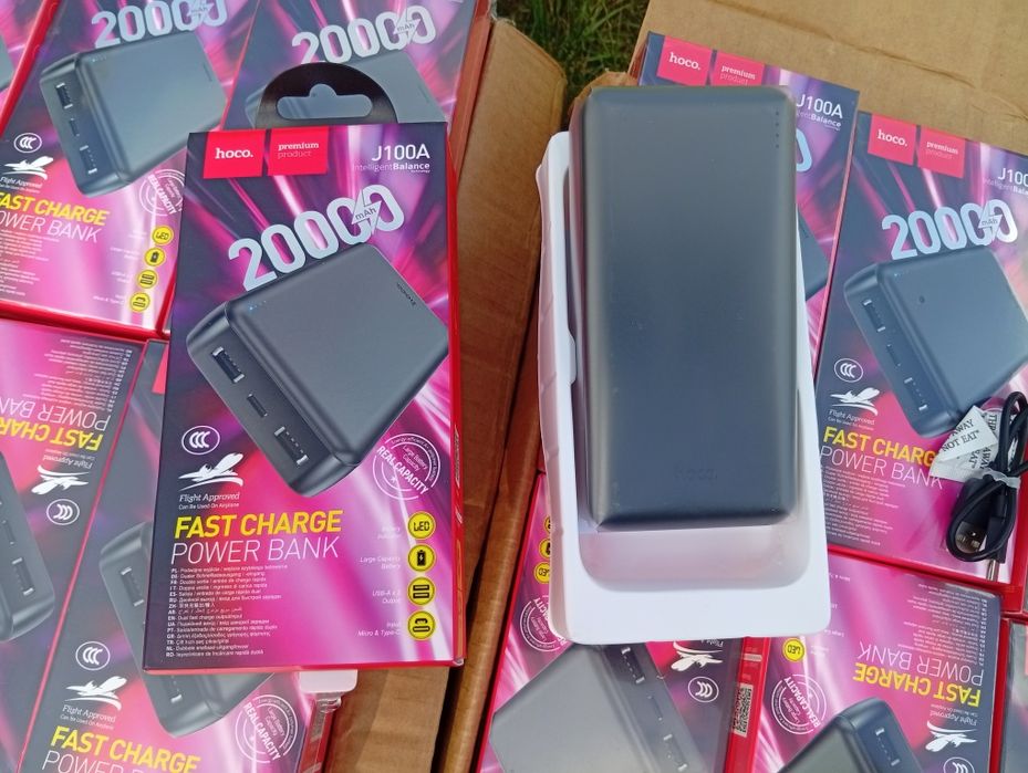 Є ОПТ.Повербанк(power bank) HOCO  J100A 20000мАг для ЗСУ/при відключеннях світла