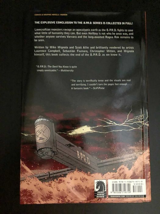 B.P.R.D. The Devil You Know Omnibus hardcover Mike Mignola Hellboy