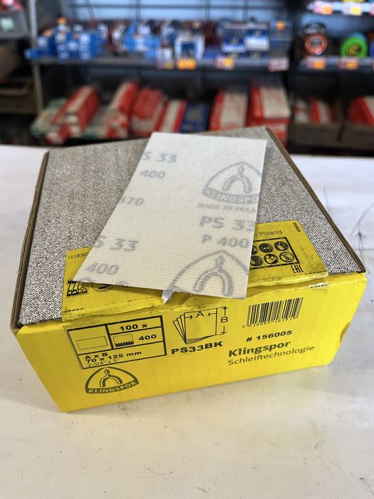 Arkusze ścierne PS33BK gr.400 Klingspor