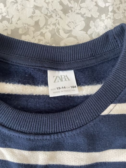 Camisola Zara nova riscas azul e branca
