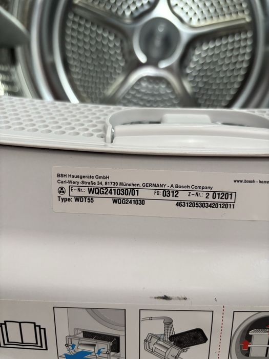 Сушильна машина Бош Bosch WQG241030/01