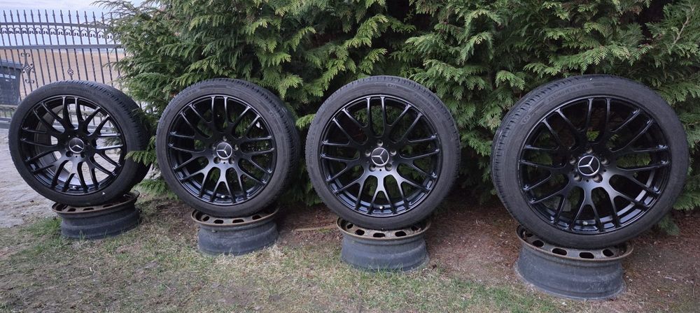 Felgi Mercedes C E Vito 8,5Jx18 ET35 5x112 opony lato  235/40R18