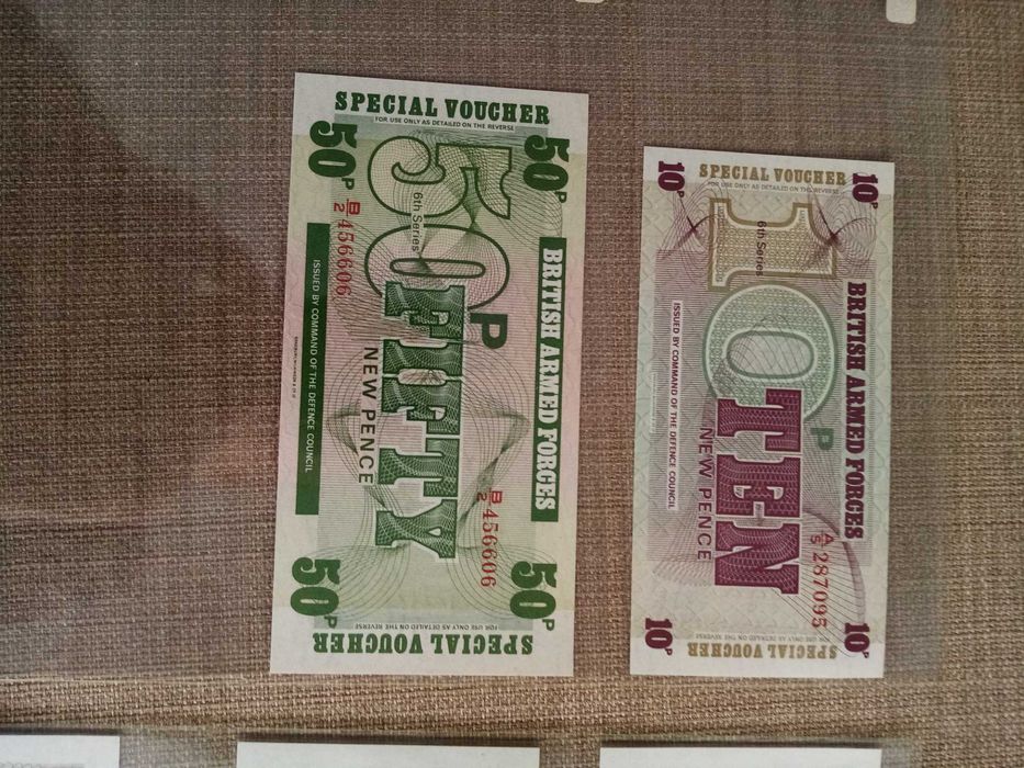 FORÇAS ARMADAS Inglesas Novas NÃO Circuladas conforme fotos