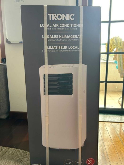 Ar Condicionado Portátil 7000 BTU – NOVO/Selado (C/ Fatura e Garantia)
