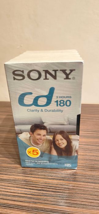 Kaseta Video VHS Sony CD 180 - nowa w fabrycznej folii