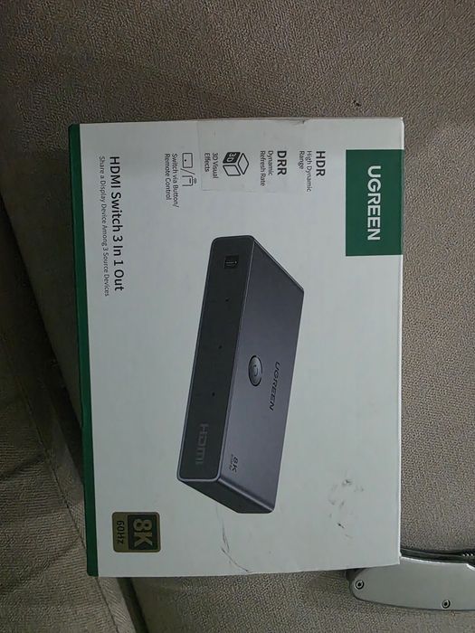 Комутатор Switch Ugreen HDMI 2.1 Switch 3 in 1 Out 8K 60Hz 4K 144Hz