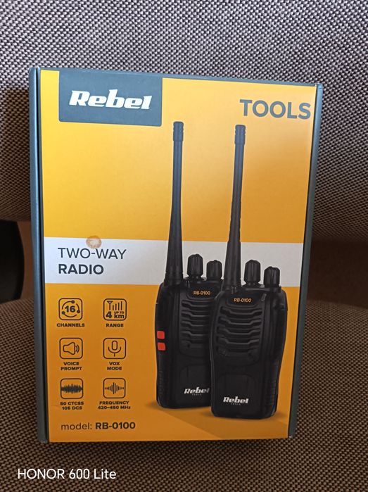 Krótkofalówka radiotelefon walkie talkie Rebel