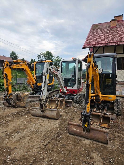 Wynajem ładowarka, minikoparka,podnośniki nożycowe,teleskop,rębak,itd.