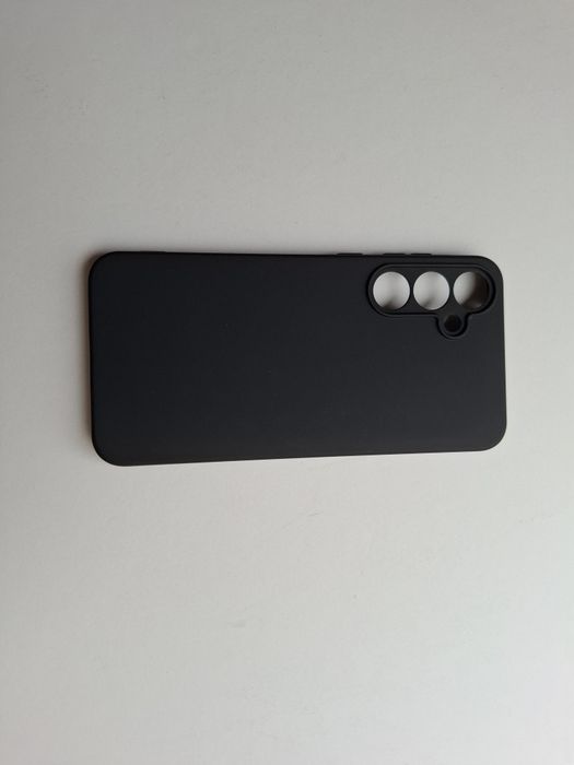 Capa de telemóvel em silicone preta para Samsung Galaxy A55 5G NOVA