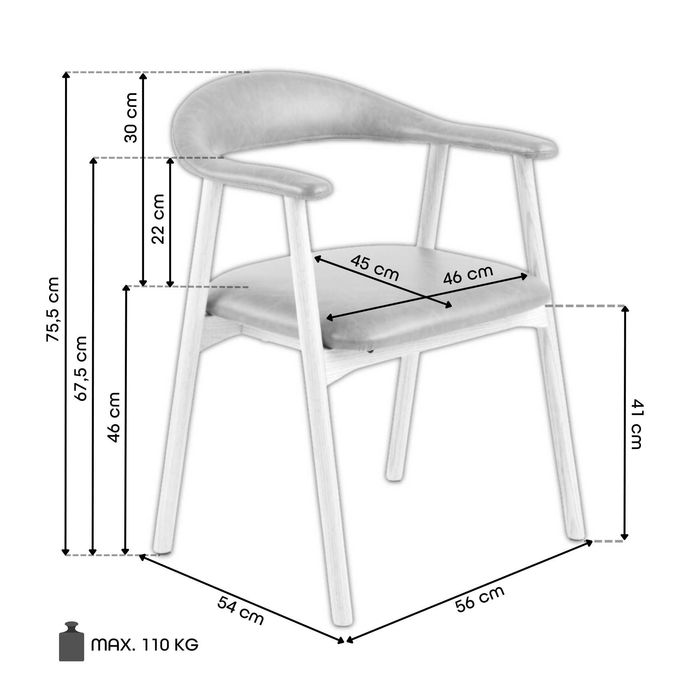 ADELE Beż stelaż orzech KRZESŁO DREWNIANE BOUCLÉ do salonu kuchni