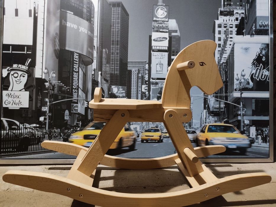 Playtive Konik na biegunach drewniany