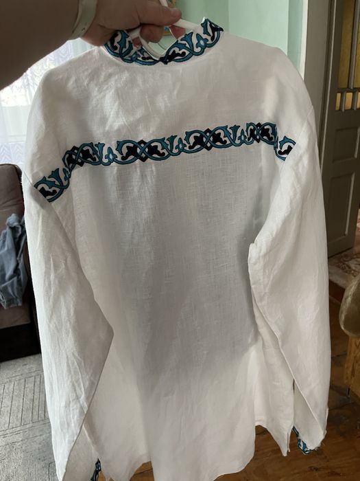 Чоловіча вишита сорочка,лянна