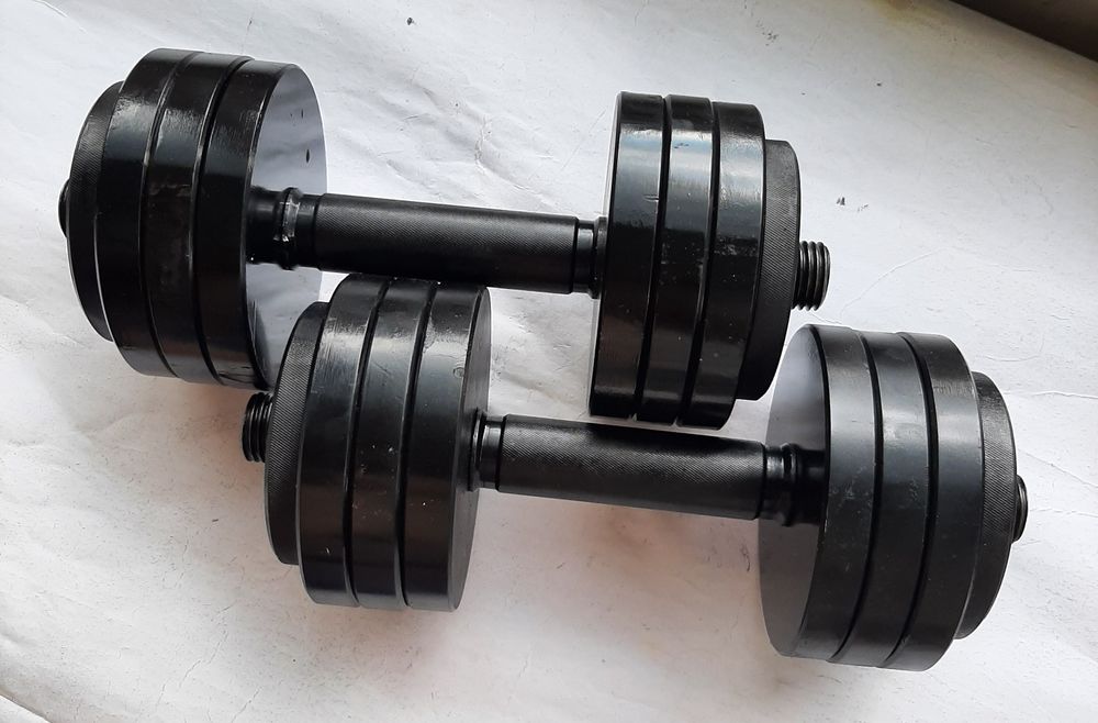 Гантели новые 11кг х 2 =22кг