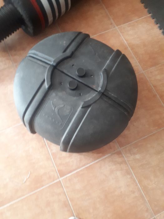 Saco de boxe domyos com base