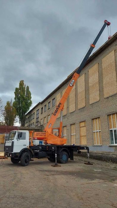 Комплект наклейок на автокрани(Силач,Ивановец,KRAZ та ін)