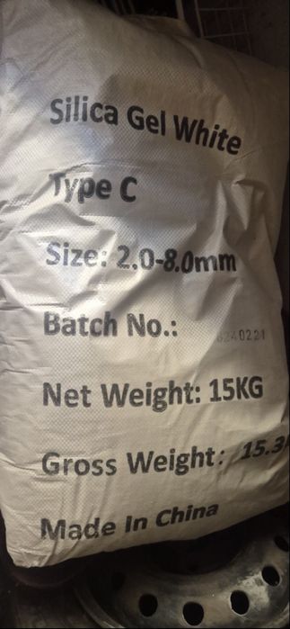 Силикагель белый (мешок 15 кг) Влагопоглотитель