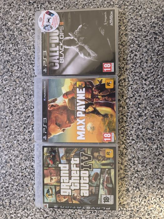 Max Payne 3/Grand theft auto 4/Call of duty black ops 2 PlayStation 3