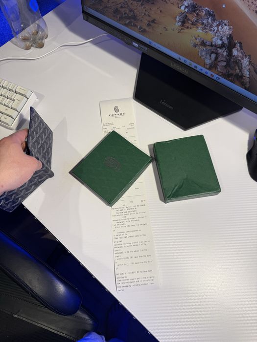 Portfel Goyard — nowy, pełny komplet oryginal