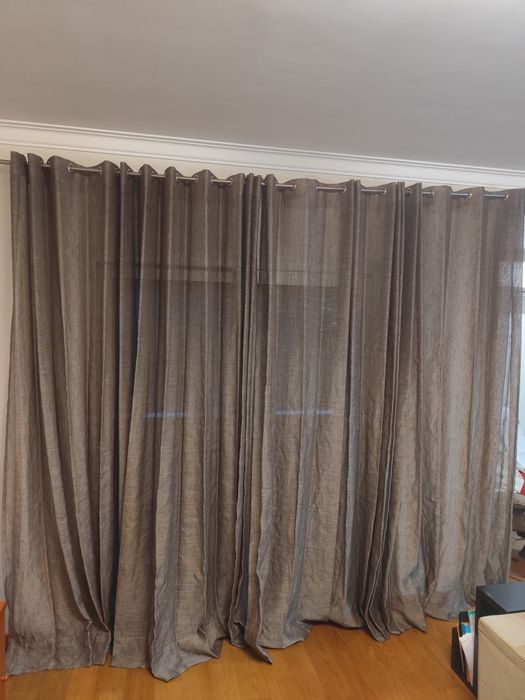 Cortinas 420*250cm + Varão