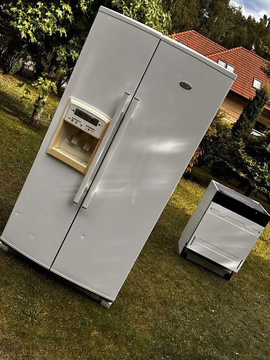 Okazja! Whirlpool S20BRWW – duża lodówka z kostkarką i podajnikiem