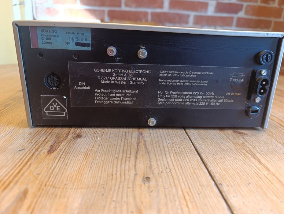 Magnetofon korting c100