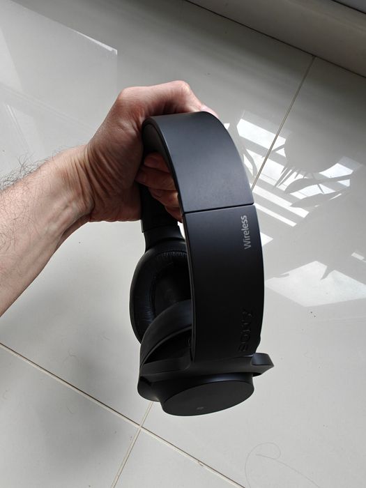 Słuchawki nauszne bezprzewodowe bluetooth SONY MDR-100ABN z ANC i redu