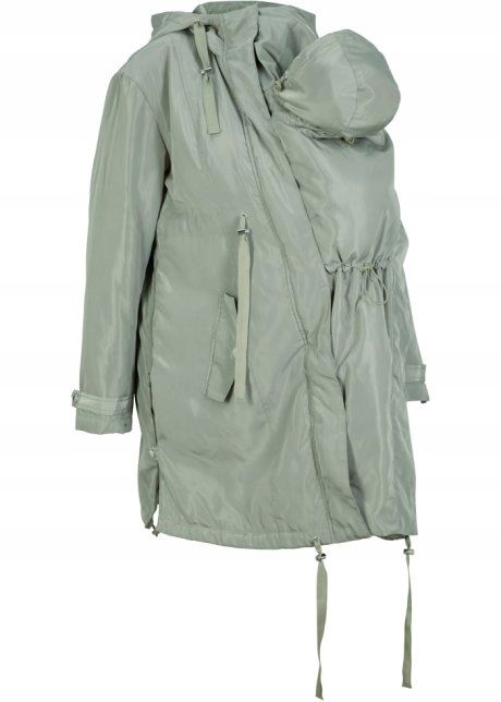 Kurtka ciążowa parka z panelem r.52