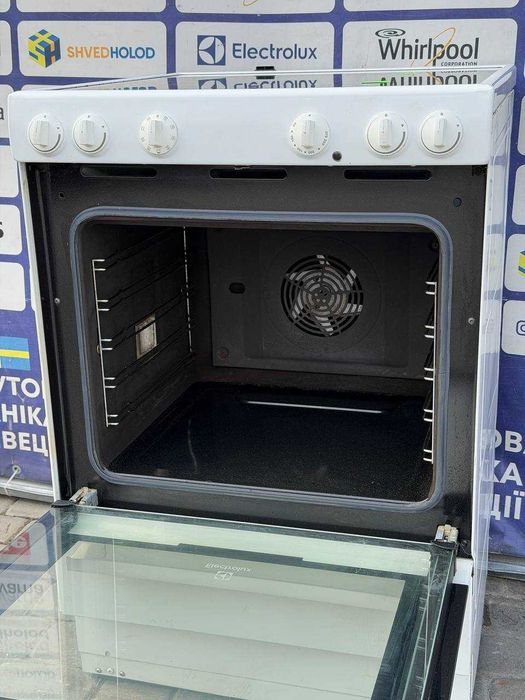 Електрична плита 220В б/в Electrolux 90/60/60 білий колір #07929 недорого