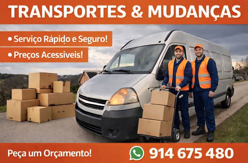 Transportes e mudanças AO MELHOR PREÇO