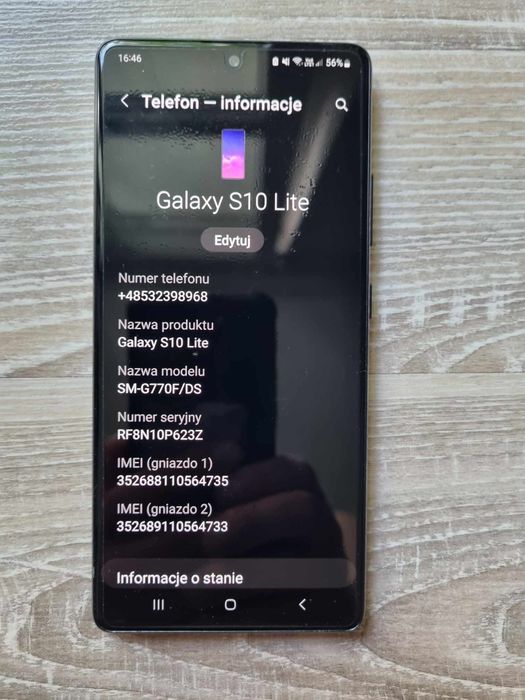 Samsung S10 lite 8/128GB