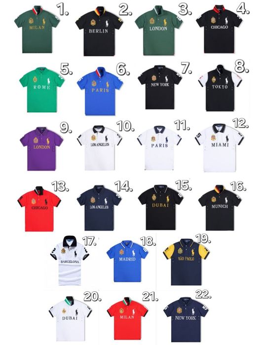 Polo Ralph Lauren Chief Keef / футболка поло ральф чиф киф воротник